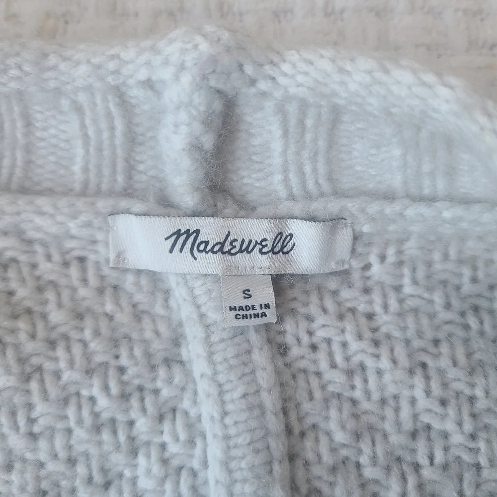 Madewell Whitley Open Cardigan Sweater Women's Size S